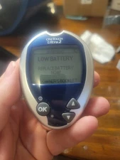 One Touch Ultra 2 Blood Glucose Meter Monitor , W/ Case. 