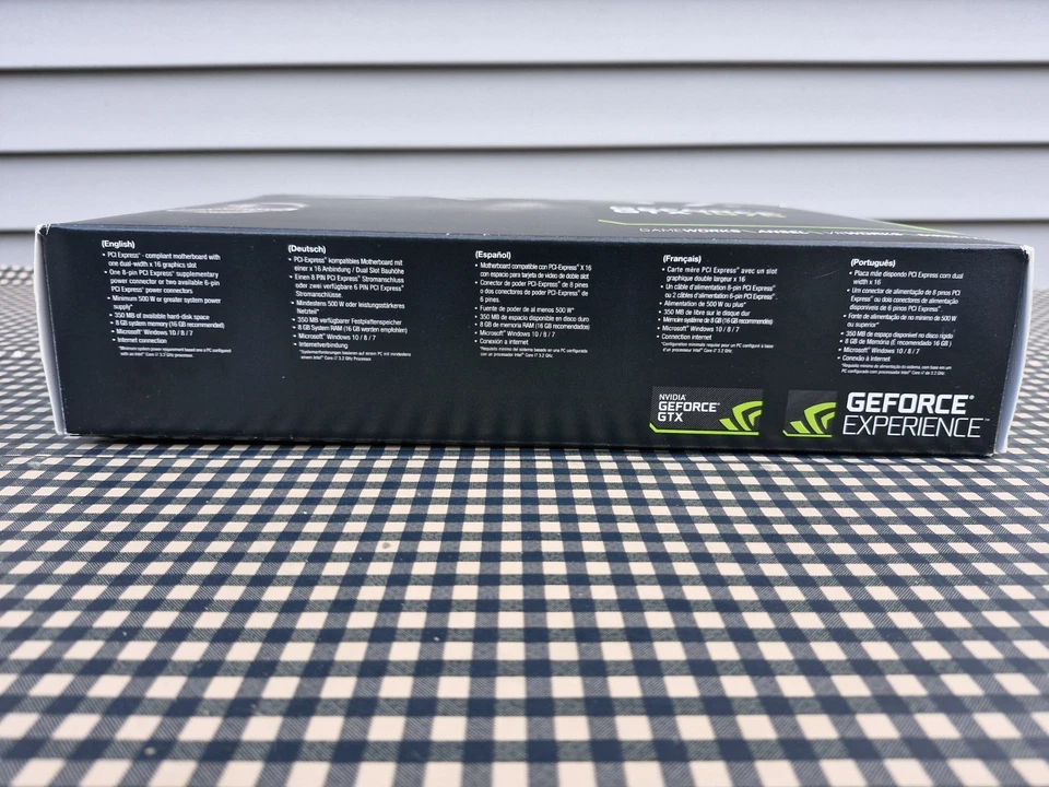 EVGA GeForce GTX 1070 8GB GDDR5 Graphics Card – New Open Box - Image 2 of 4