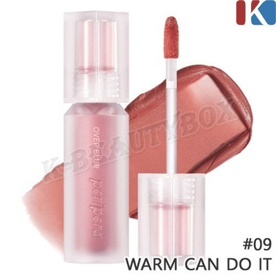 PERIPERA Over Blur Tint 3,5g #09 Warm Can Do It Smooth Over Lip Tint K-Beauty