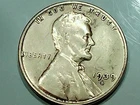 1939-S us copper penny - ms - rb - 3.0 - full ears - nice stamp - good rim -