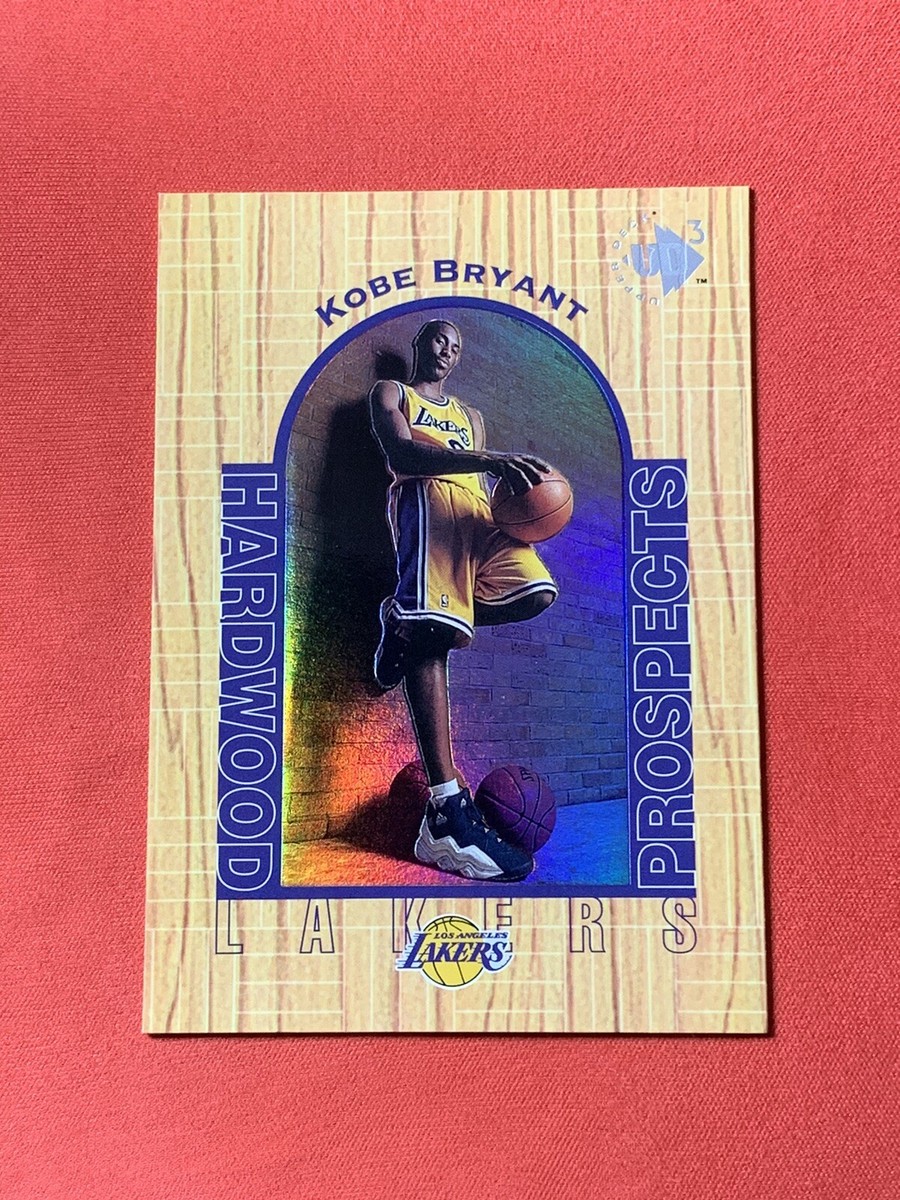 Kobe Bryant カード、Rookie, UD Hardwood 1996-97 Upper Deck Ud3 KOBE BRYANT ROOKIE Hardwood Prospects