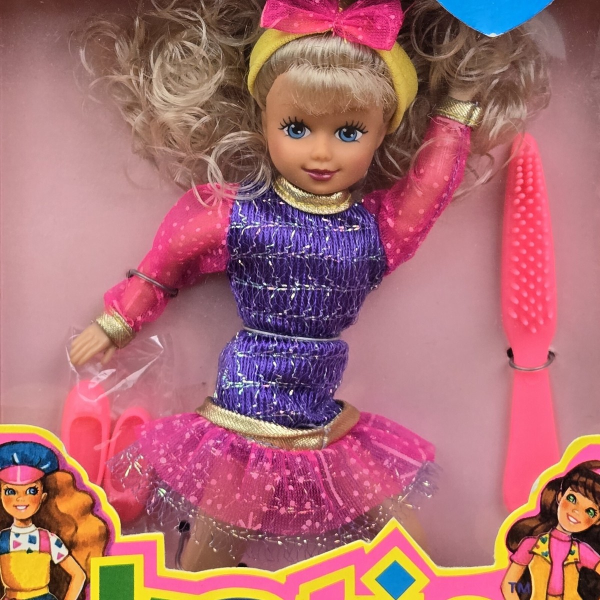 katie barbie set♡ Vintage 1990's Kid Kore Katie's World Katie Doll 7 1/2