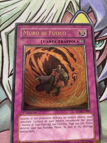 FOTB-EN060 Yugioh! Firewall ultimate rare 1st edition NM ITALIAN - Picture 2 of 4