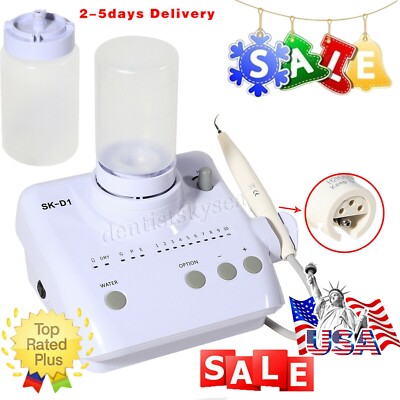 Dental Detachable Ultrasonic Piezo Scaler Handpiece Fit DTE SATELEC Tips Bottles