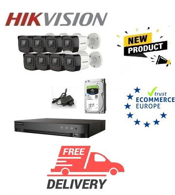 Hikvision System Kit Ids 78huhi M1 S Ds 2ce16h0t Itf F2 4 8pcs 1tb Supply Ebay