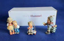 Studio Hummel Set of 3 Christmas Ornaments Goebel with COA
