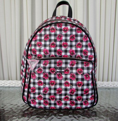 guess backpack with flowers