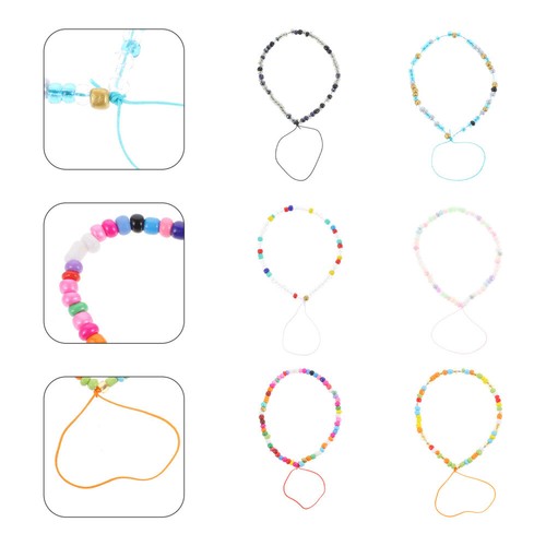 6 Pcs Handy Kette Einzigartige Telefonkette Zum Aufhängen Dekoratives Lanyard - Zdjęcie 10 z 12