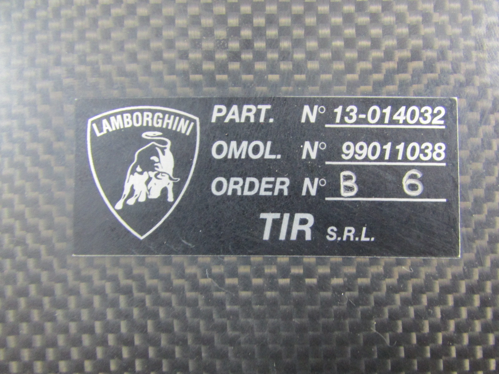 Lamborghini Murcielago Roadster RH Carbon Fiber Air Cleaner Box Cover 07M133920A
