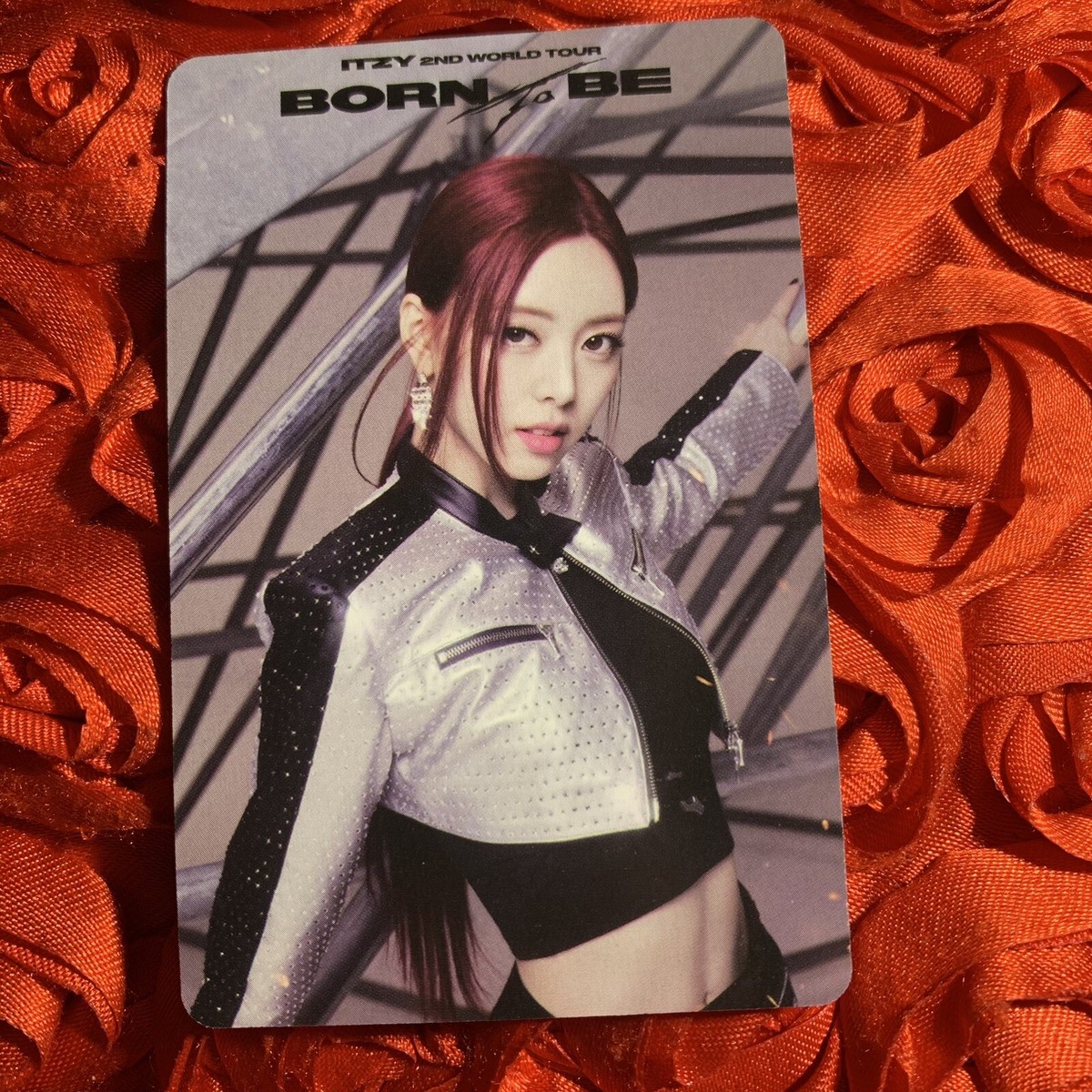 YUNA ITZY Algorhythm Edition Celeb K-POP Girl Photo Card