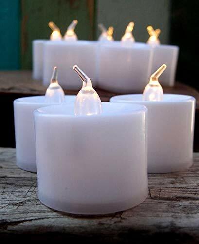 Velas sin llama LED blancas cálidas grandes Fantado operadas por batería (paquete de 12) de... - Imagen 3 de 6