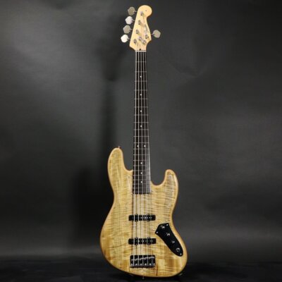 Fender: ISHIBASHI FSR MIJ Hybrid II Jazz Bass V Myrtle Top