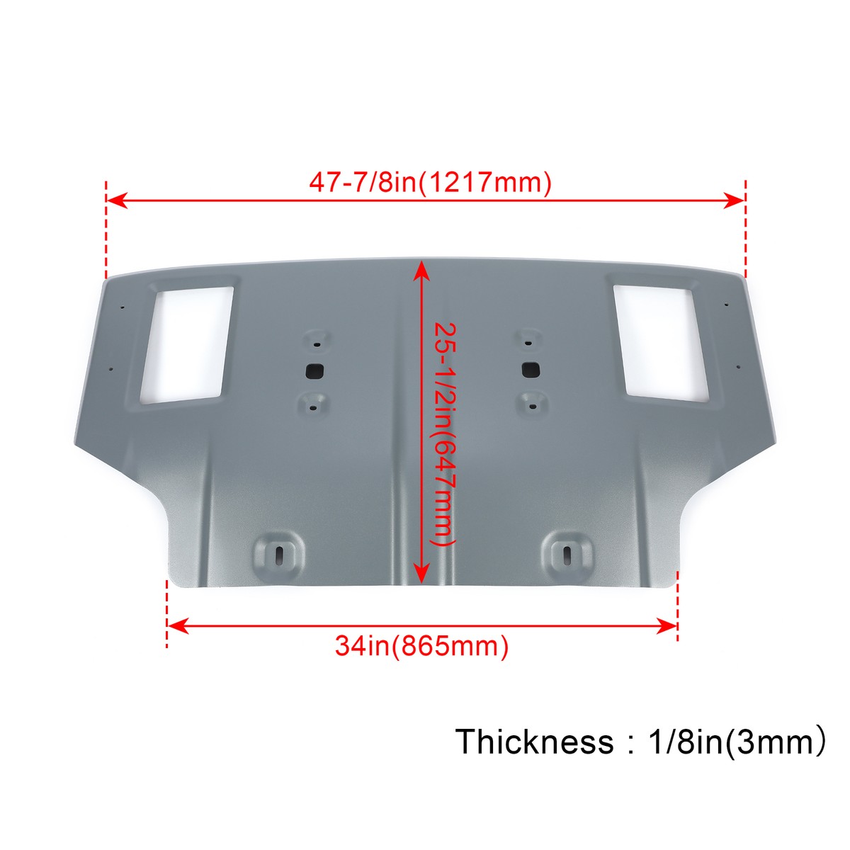 Front Bumper Skid Plate Engine Undercover For Toyota Tundra 2007