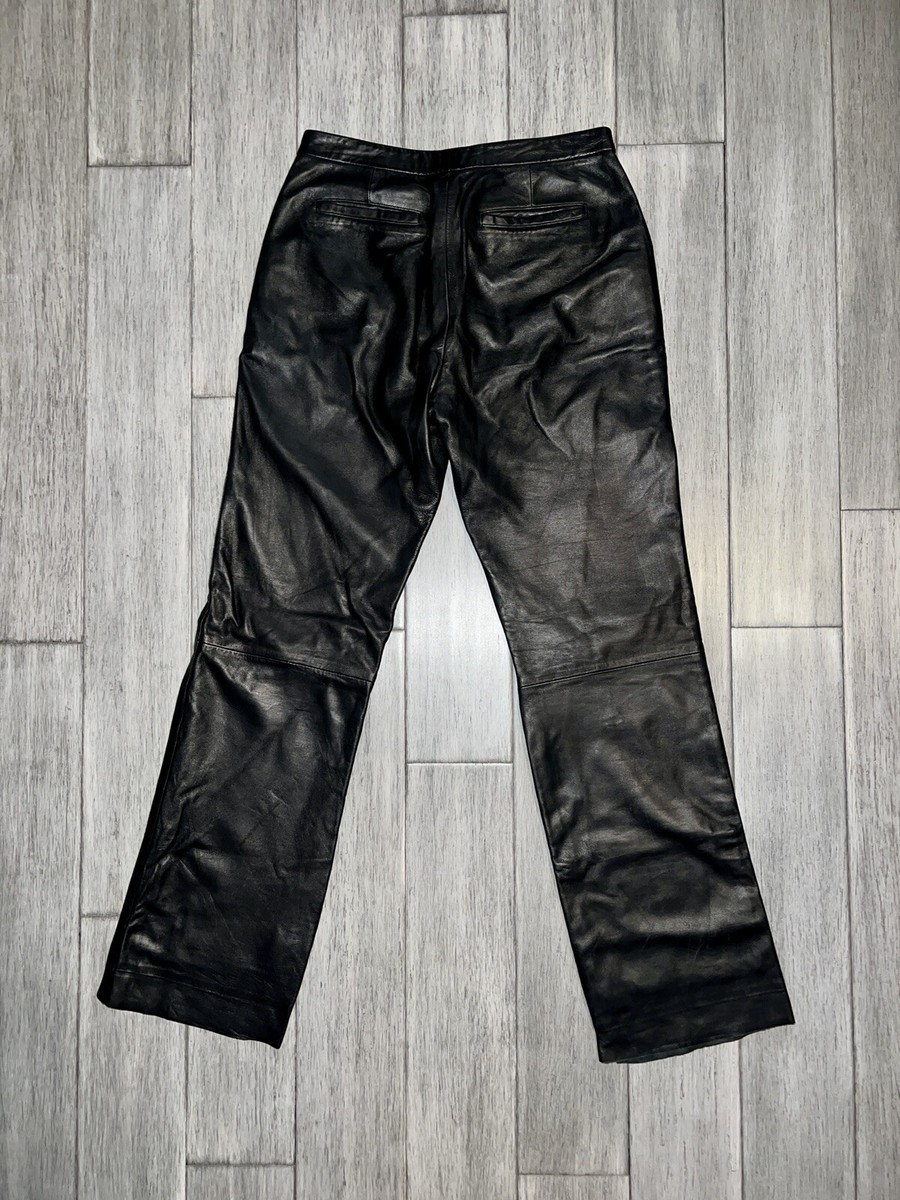 VINTAGE Banana Republic Genuine Leather Pants Women's, Size