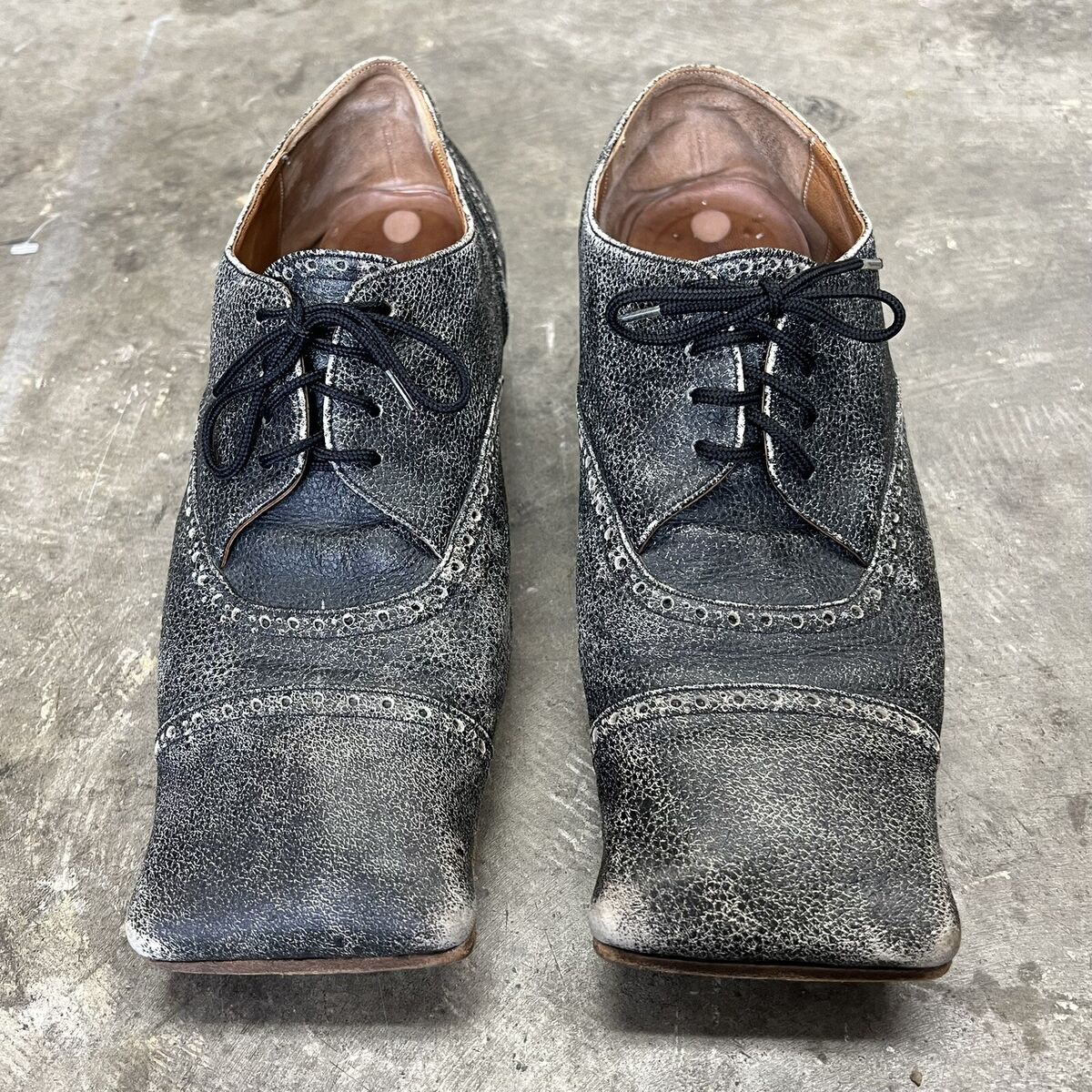 Vivienne Westwood FW95 Hammerhead Shoes Faded Black Oxford Vivienne Westwood FW95 Hammerhead Shoes Faded Black Oxford