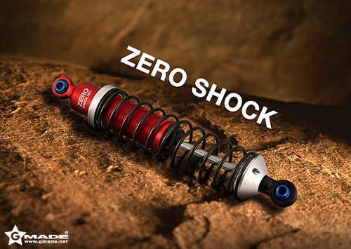 RC 1/10 TRUCK Fahrwerk ZERO SHOCK 104MM SHOCKS Aluminium schwarz (4 Stück) gm20204 - Bild 5 von 10
