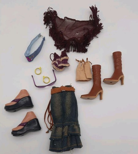 Bratz Liquidation Dolls 2004 Funk Out Fianna Outfit Stiefel Schuhe Zubehör - Bild 5 von 8