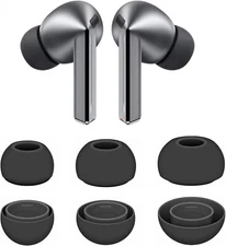 Silicone Replacement Ear tips for Samsung Galaxy Buds3 Pro SM-R630 Earbud 3 Pair