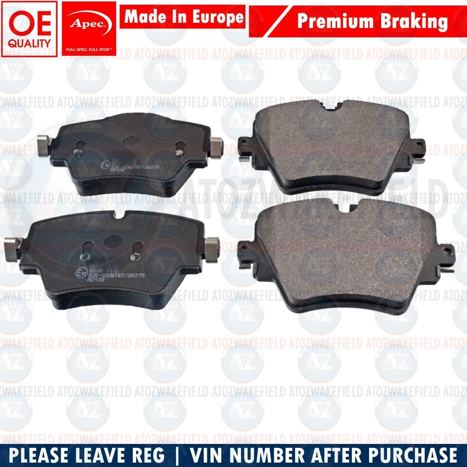 FOR BMW X1 F48 F39 X2 18d 20d 20d 25d FRONT PREMIUM APEC BRAKE PADS