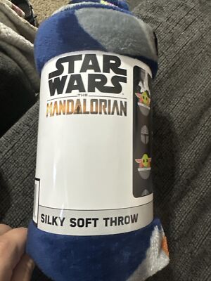 Star Wars Kids Throw Blanket The Mandalorian Darker Hover Silky Soft 40x50 inch