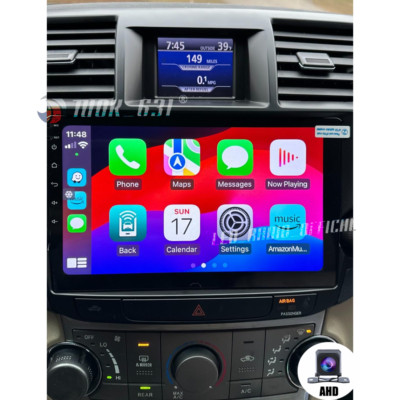 Android 12 Car Stereo BT GPS Navi Carplay Radio For Toyota Highlander 2008-2013