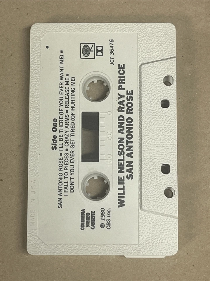 Willie Nelson And Ray Price: San Antonio Rose (Cassette, 1980) - Изображение 3 из 4