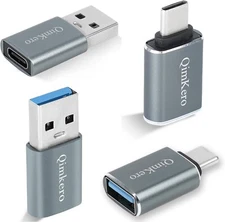 Type C Female To A Male Converter USB C Male To USB Female OTG Adapter-(4 Count)