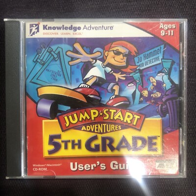 ジャンプスタート　Jumpstart Jump Start Advanced - 5th Grade & 6th Grade ~ 2007 ~ CD ROM