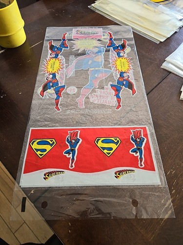 1966, SUPERMAN, "ungebraucht", angereicherte Weißbrot Plastiktüte (selten / Vintage) - Bild 3 von 3