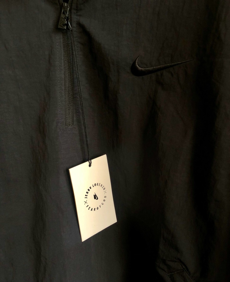 NWT FEAR OF GOD x NIKE Half Zip Pullover Jacket (AR0637 010 NWT FEAR OF GOD x NIKE Half Zip Pullover Jacket (AR0637 010