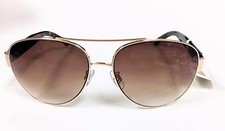 NEW FOSSIL BROWN TORTOISE FRAME+GOLD SIDE+100% UV LENS SUNGLASSES+POUCH 66353532