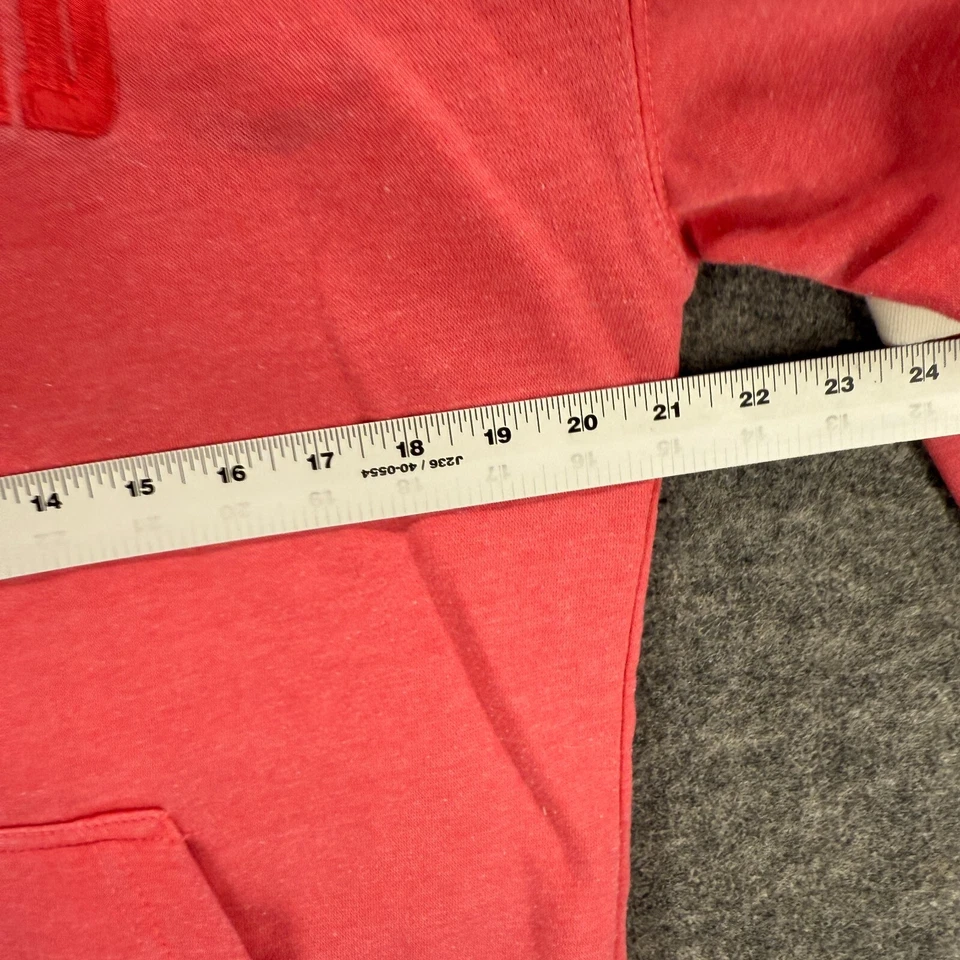 Женская толстовка с капюшоном других производителей S маленькая розовая в полоску с капюшоном карманы пуловер с длинным рукавом - Изображение 3 из 4