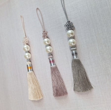 Set of 3 Norigae Traditional Korean Norigae with Two Pearls - Bag Hanger