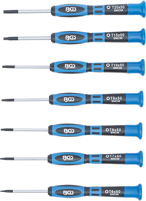 BGS Torx Schraubendreher-Satz T-Profil T6 T7 T8 T9 T10 T15 T20 Schraubenzieher