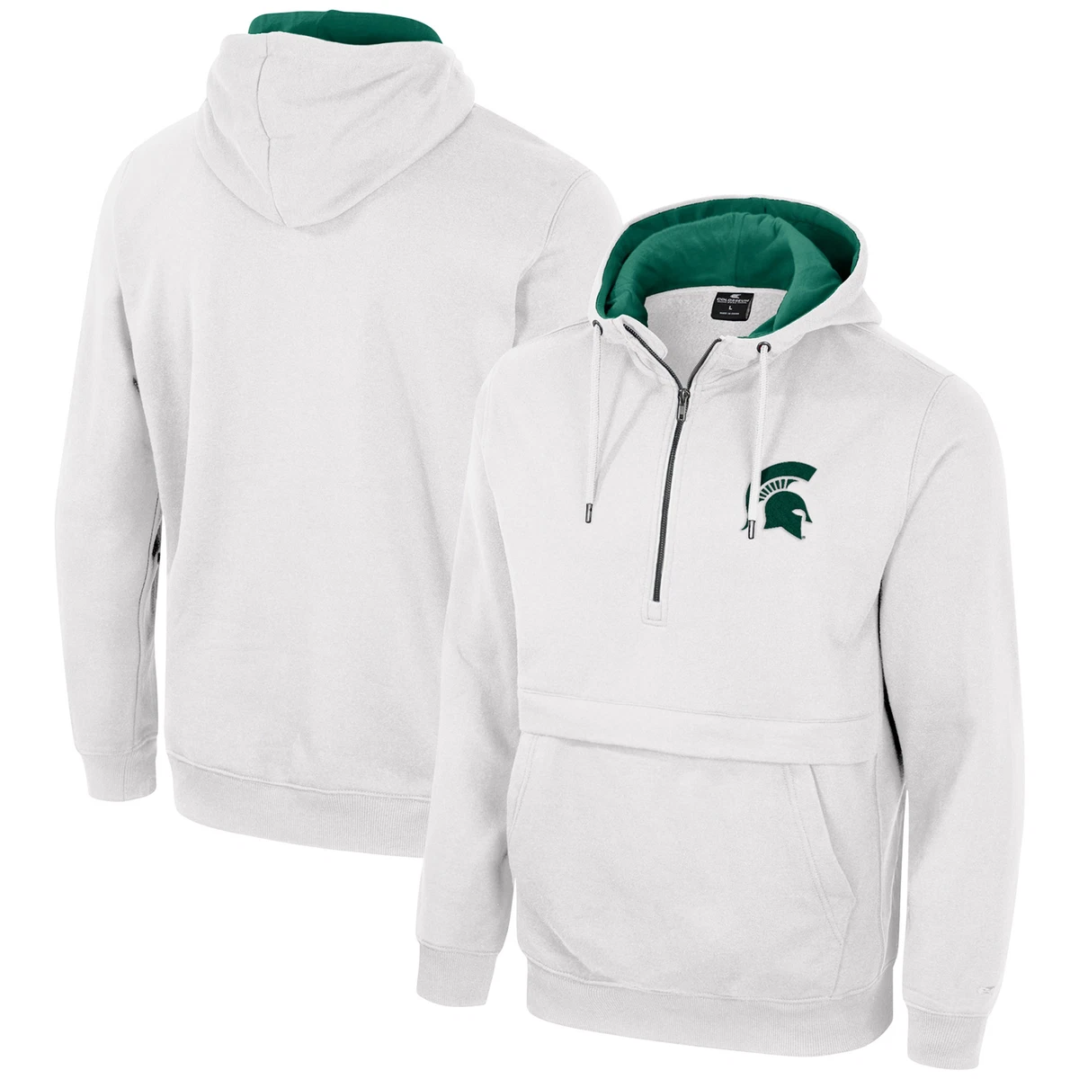 White michigan state hoodie new arrivals
