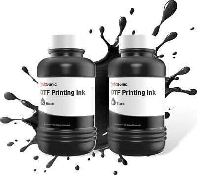 InkSonic DTF Ink 500ML, Refill Ink Compatible for All DTF Printer (2 * 250ml)