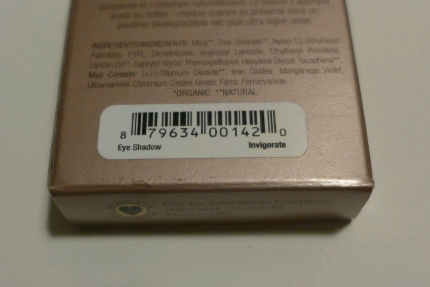 Josie Maran Invigorate - Sombra de ojos VERDE - Nueva en caja Foto 3 de 3