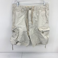 Abercrombie & Fitch Shorts Mens 31X10 heavy Cargo retro 90's Y2K Paratrooper