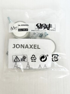 バイイー IKEA JONAXEL 2 Legs and 2 Casters 804.199.61 - for sale