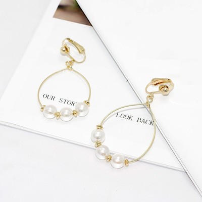 Japan Mignon De Bijoux Girls Ladys Clip On Hoop Earrings Non Japan Mignon De Bijoux Girls Ladys Clip On Hoop Earrings Non