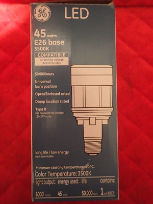 GE CURRENT - LED45 Type - LED Bulb - E26 Base - 3500K