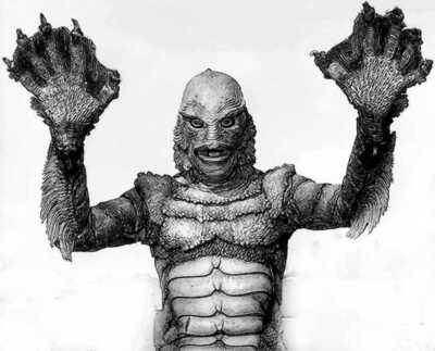 Creature from Black Lagoon 12x18 LE 50 Art Print Rare | eBay