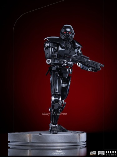 Iron Studios 1/10 Dark Art Scale Trooper - The Mandalorian - BDS Statue Action - Picture 8 of 13