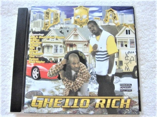 D.O.A. Ghetto Rich US CD 2DFR-2300-4 1999 Gangsta Chillin' Rub Savina Gaine