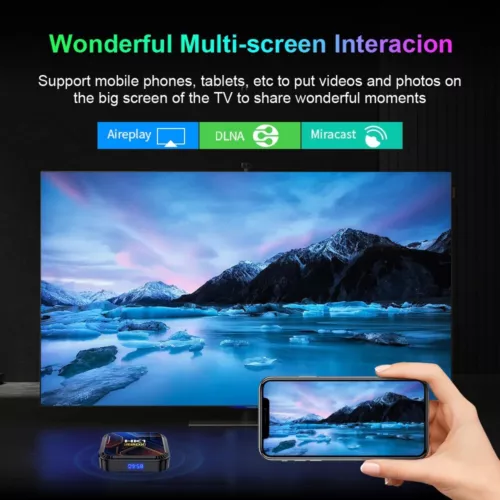 Android 13.0 TV Box Media Player 5G WIFI Quad Core 8K 4G+ 32G/64G Smart Stream - Picture 8 of 11