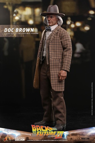 New Hot Toys MMS617 Back to the Future Part III 1/6 Doc Brown Action Figure Gift - Picture 9 of 23