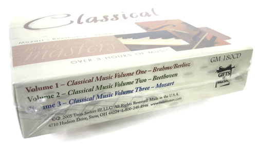 Classical Favorites Mozart Brahms Beethoven Berlioz Compilation CD Set (2005) - Foto 4 di 5