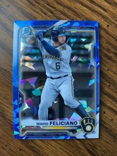 BCP-133 Mario Feliciano - 2021 Bowman Chrome Sapphire Base Refractor Prospect