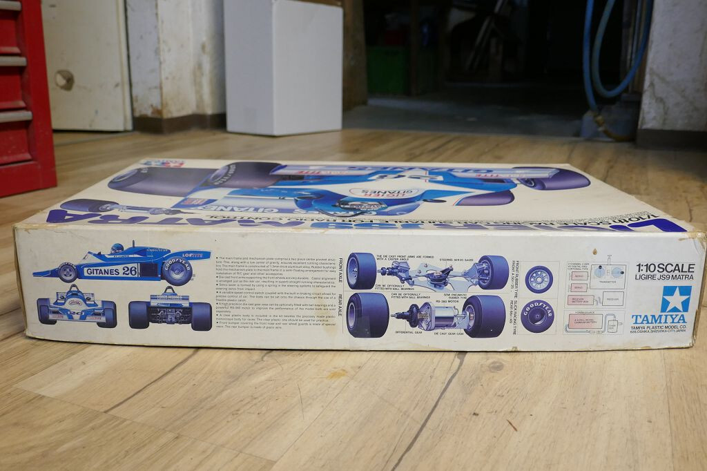 Vintage RAR RC 1:10 Tamiya Ligier JS9 Matra (58010)1978 BOX