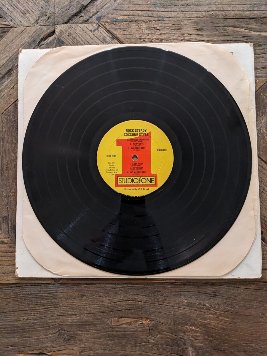Reggae Vinyl 1980's Rock Steady Coxsone Style LP Classic and